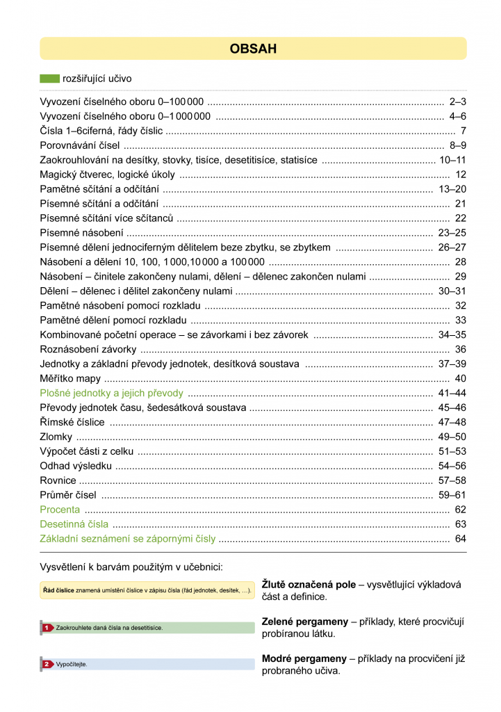 Matýskova matematika pro 4. ročník, 2. díl